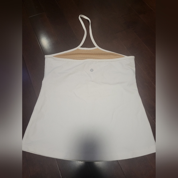 White Lululemon halter top (8) - Picture 2 of 4